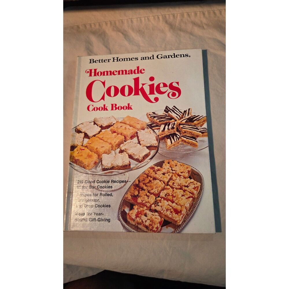 1975 edition Better Homes and Gardens Homemade Cookies Cookbook 219 recipes HC